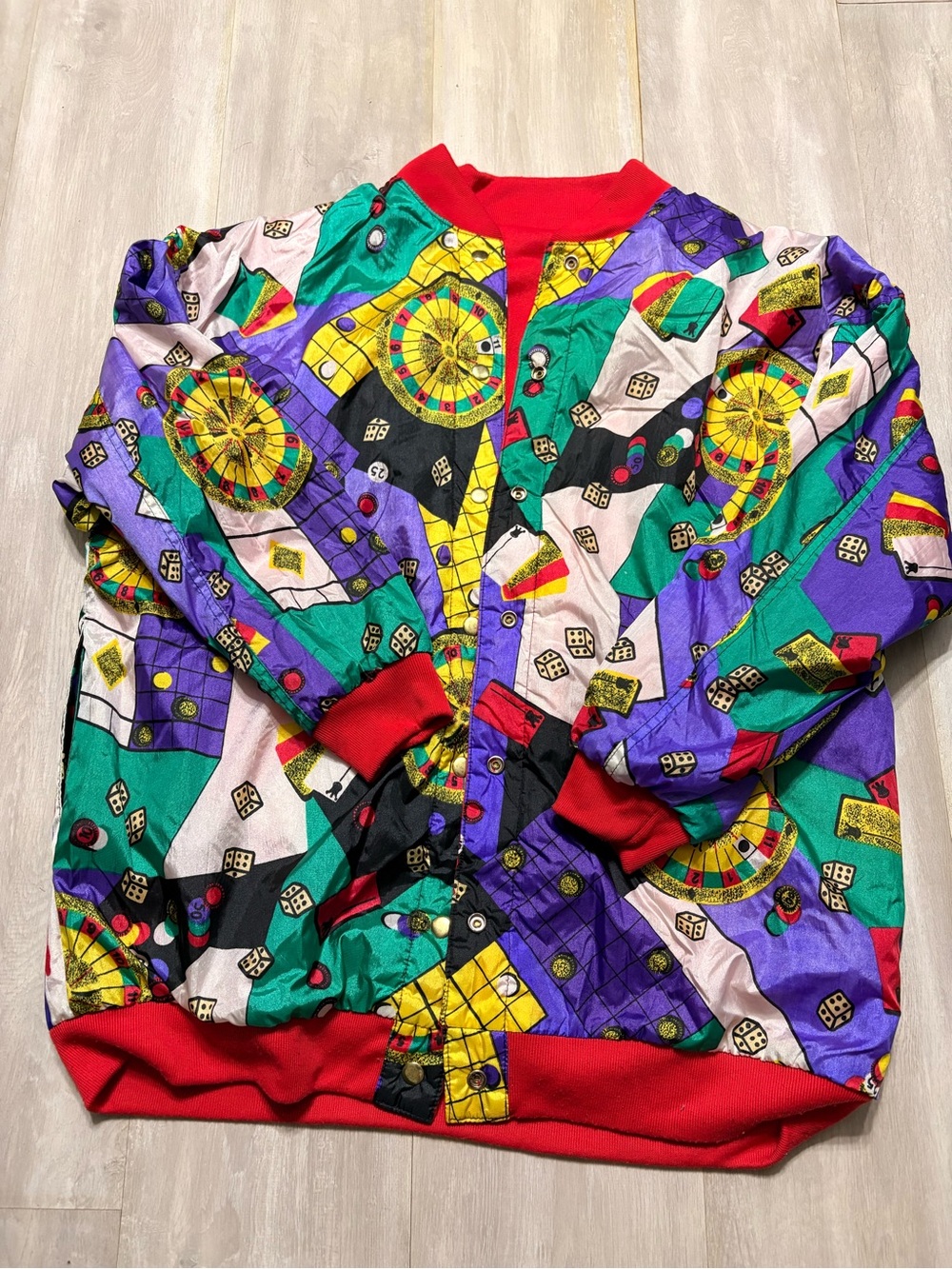 Vintage Reversible Casino Jacket